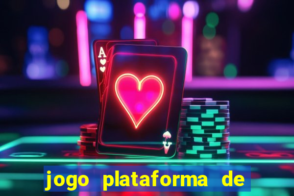 jogo plataforma de 3 reais